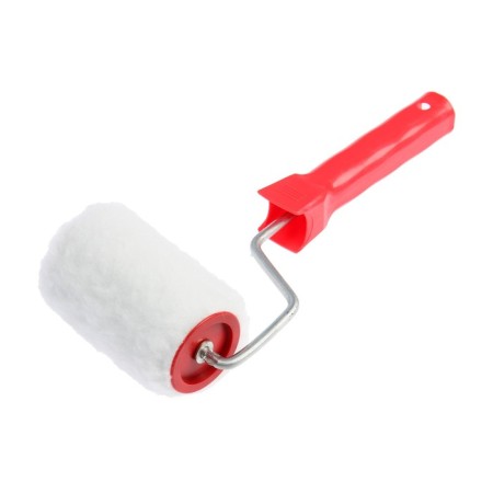 Lom roller, artificial fur, 100 mm, handle d = 6 mm, d = 50 mm, pile 20 mm