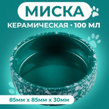 Ceramic bowl for rodents 