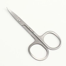 Scissors manicure, bent, 9 cm, silver color
