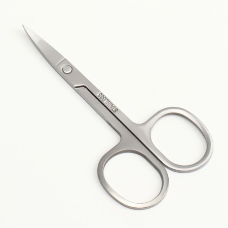 Scissors manicure, bent, 9 cm, silver color