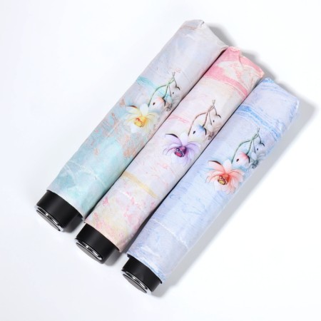 Mechanical “Lilia” umbrella, Eponge, 4 additions, 8 knitting needles, r = 47 cm, color mix-3