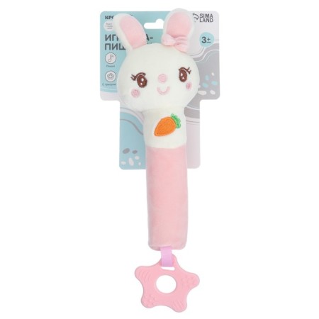 The squeak - a rattle "Sweet bunny", with a teething, crush me-8
