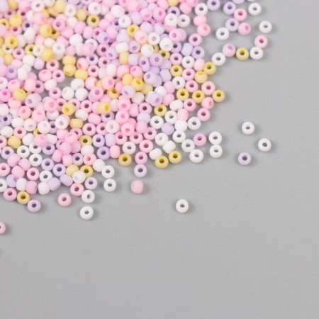 Glass beads 11/0 "Matte. Melange Makarun" 10 g-1