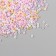 Glass beads 11/0 "Matte. Melange Makarun" 10 g