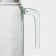 Glass jug with a lid of the shares "ribbed boundaries", 1 liter