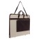 Folder for drawings and drawings A2, 640 x 450 x 30 mm, with handles, textile, estado, with pocket, beige/brown