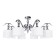 Ibiza 32 cm chandelier, D 75 cm, 8x40W E14