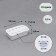 Box for growing green onions, 29 × 16 × 8.5 cm, 2.5 l, 10 holes, white, Greengo