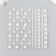 Stick Plastic Pearl "circles" 10.5x16 cm