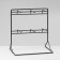 Stand for jewelry "Standing table", 6 hooks 9 cm, 25 × 15 × 26.5 cm, black color