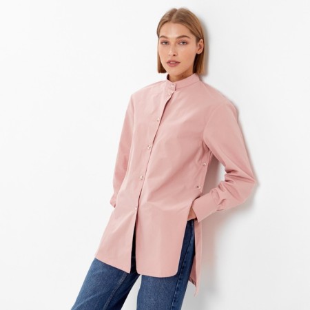 Women's shirt minku: casual collection dark pink color, river 42-5