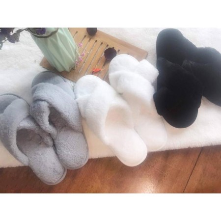 Slippers # 2 women, size 36.5, color gray color-1