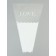 Packet stoop for flowers, "feelings", 28x8x44 ± 1cm, white