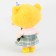 Soft toy "doll" with a hairpin, 25 cm, yellow color
