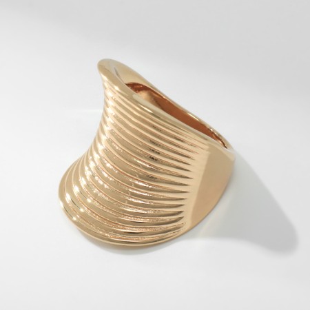 Ring Metal "Trend" spring, color gold, size 16-1