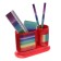 Set of desktop children's "Rainbow" (stand+2 pencil+ruler+sharpener+eraser+notebook 8 sheets)