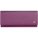 A button wallet, department for bills/cards (4)/trifles, purple color 19.4x8.7x1.5cm