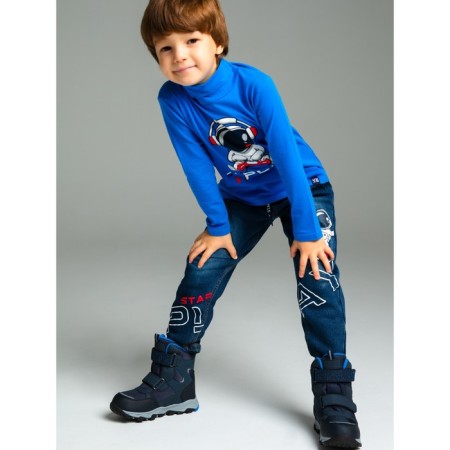 Turtleneck for a boy, height 104 cm-1