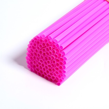 A tube for balls, flagpole and sugar, 41 cm, d = 6 mm, pink color-3