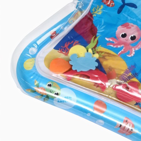 Aquacrice inflatable developing water "sea residents", 65x50 cm + toy as a gift-2