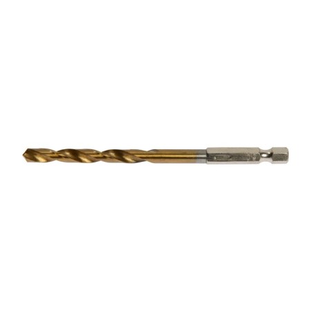Tundra metal drill, HSS-tin, hexagonal shank, 6 x 77 mm-1