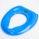 Toilet seat, blue color