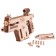 Mechanical 3D puzzle made of wood "assault rifle"