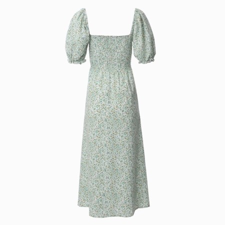 Women's dress Midy Mist Flower, green. R.48-14