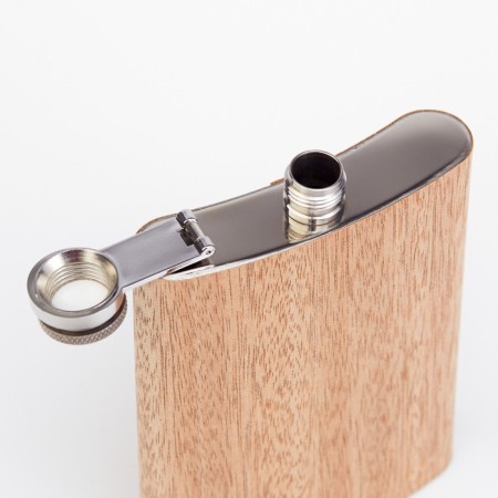 Alcohol flask, stainless steel, gift, 240 ml, 8 oz-2