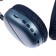 AKZ MAX10 headphones, wireless, full -size, microphone, backlight, blue