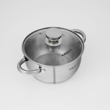 Antei pan, 2 l, d = 18 cm, capsule, glass cover, induction-2