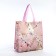 The bag is economic on the button, the color is pink