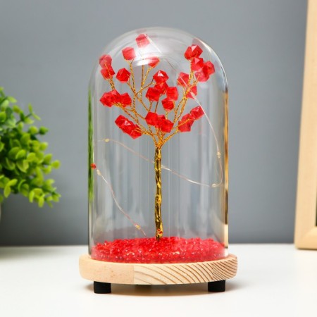 Nightnick KOBE "Red flowers" LED from batteries 3xlr44 11x11x19 cm Risalux-3