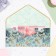 Money envelope "Gratitude!" Blue, soft-tach, embossing, 19 x 9 cm