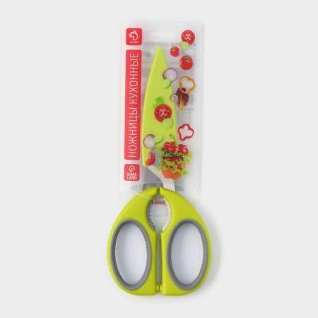 Scissors kitchen shares "Elba", 22 cm, green color-8
