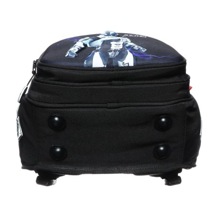 School backpack 40 x 33 x 15 cm, ergonomic back, Across 548, black ACR23-548-6-6