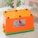 Container for storage with a lid, 50 l, 63 × 40 × 33 cm, on wheels, color mix
