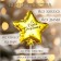 Candle in the cake "Air Ball. Star", 7 cm, golden