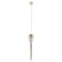 Waterfall lamp, 1x40W E14, color gold