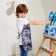 Apron Children's Ethel "Gray Militari", 49 x 39 cm