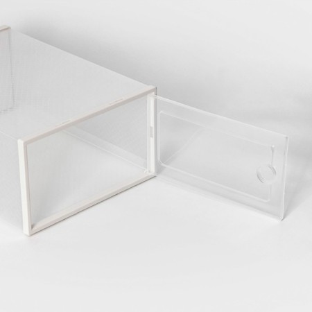 Shoe storage box with a Middle Size shade door, 24 × 33 × 14 cm, 2 pcs-4