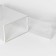 Shoe storage box with a Middle Size shade door, 24 × 33 × 14 cm, 2 pcs