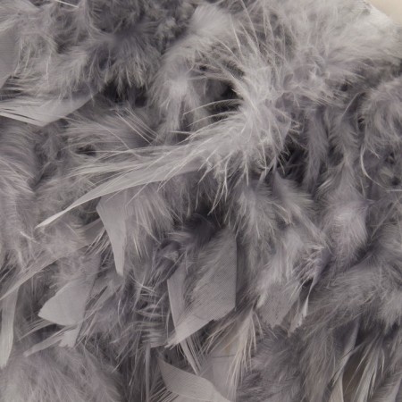 Tesma with feathers turkey, 13-17 cm, 5 ± 0.5 m, gray color-3