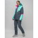 Ski suit, size 44, turquoise color