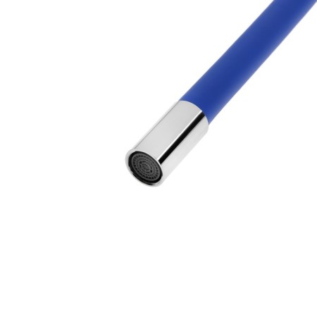 Pour for the Zein mixer, 3/4 ", flexible, silicone, stainless steel, 50 cm, plastic mesh, blue-6