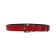 Belt belt children's genuine leather 46622 red 100x3x0.3 cm