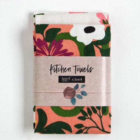 Set of kitchen towels Spring Mood 35x60cm-4pcs, 100% cotton-5