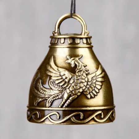 Bell Metal "Bird Phoenix" 6x4.8x4.8 cm-2