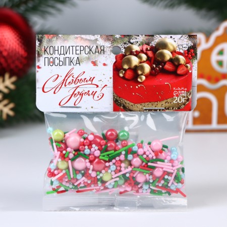 New Year. Confectionery Sprinking "Berry Mohito", 20 g-1