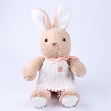 Soft toy "Little Friend", bunny in a dress, color mix-3